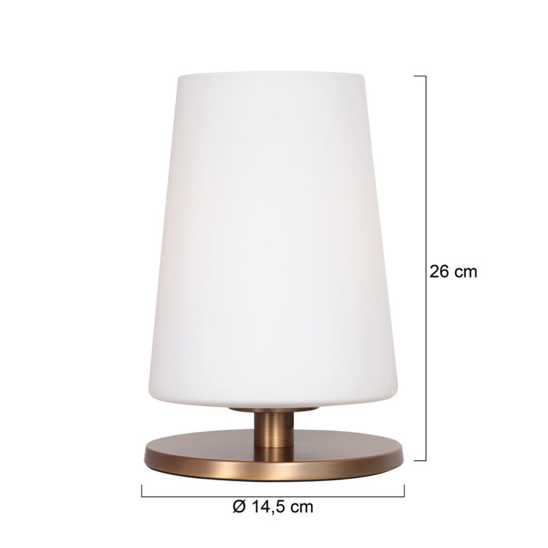 steinhauer-tafellamp-ancilla-brons-glasmetaal-ø15cm-e27-3101br-1