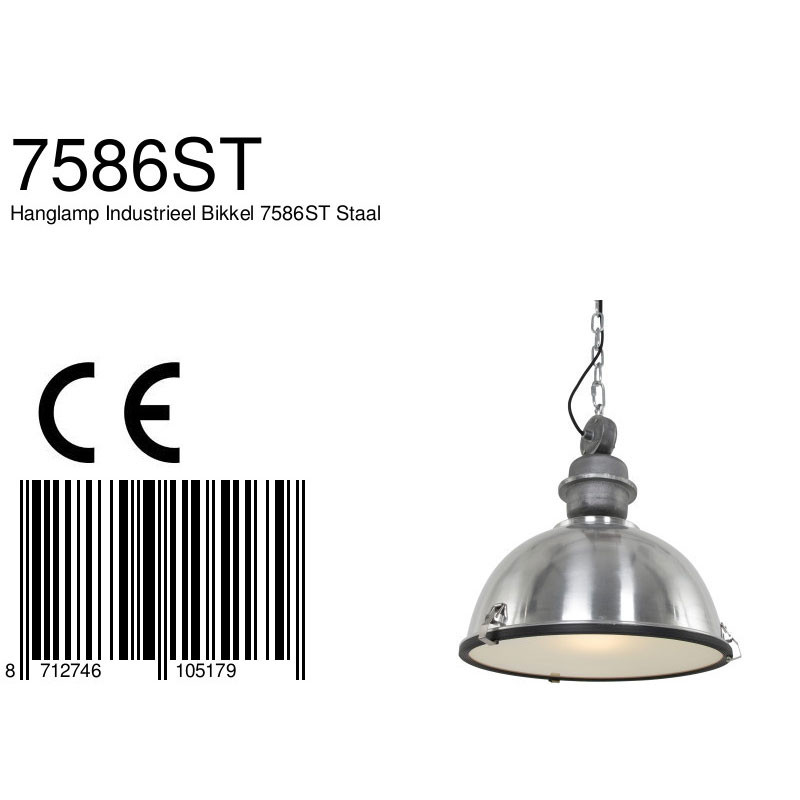glimmend-stalen-hanglamp-steinhauer-bikkel-7586st-7