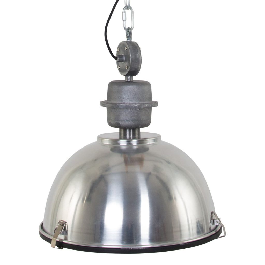 Robuuste stalen hanglamp koepelvorm metaal/glas Steinhauer Bikkel - Afbeelding 10