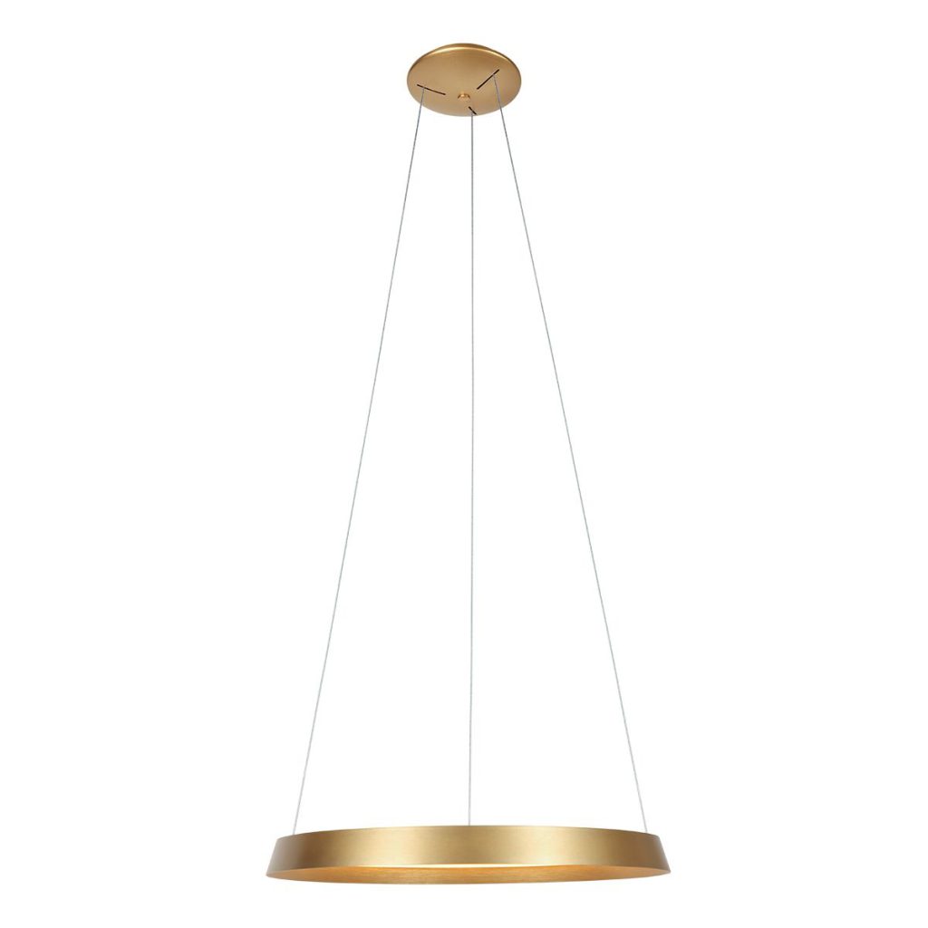 Gouden Cirkelvormige Hanglamp LED Steinhauer Ringlux - Afbeelding 7