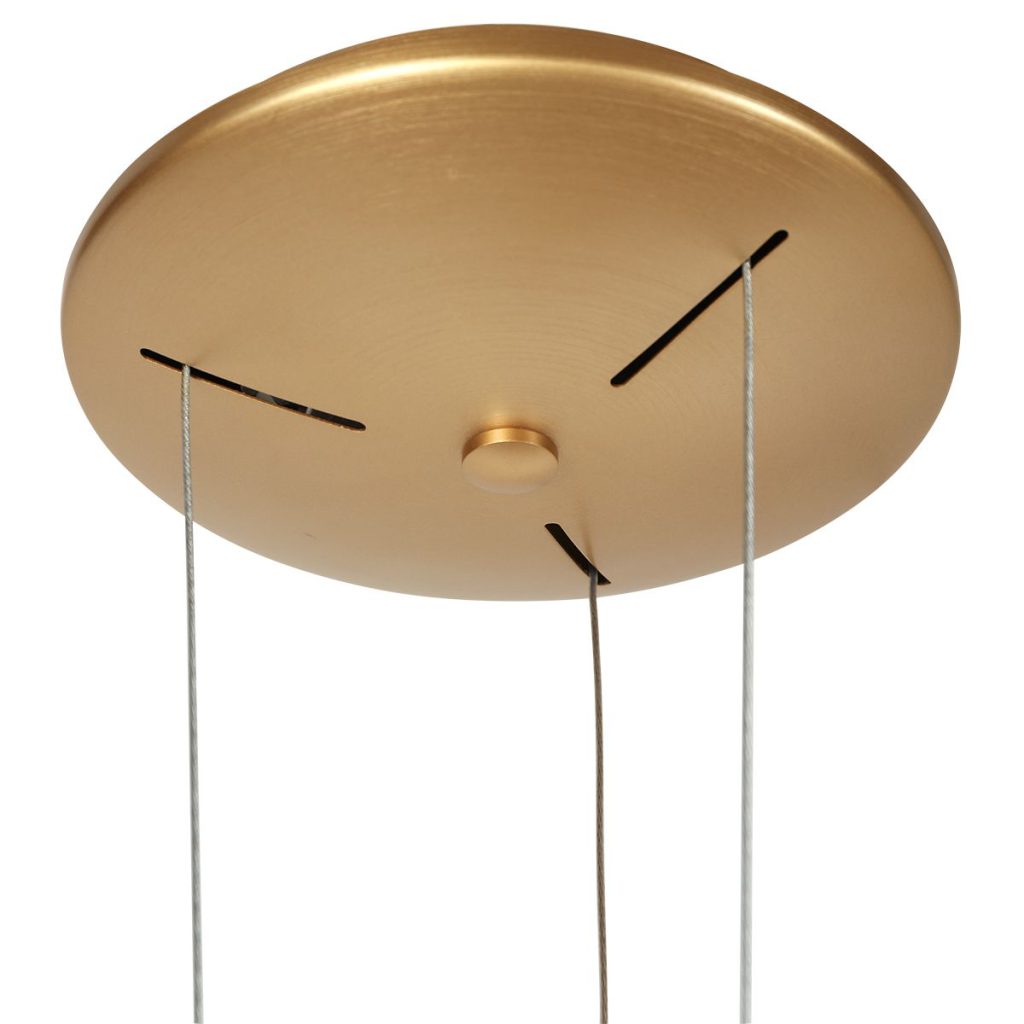 Gouden Cirkelvormige Hanglamp LED Steinhauer Ringlux - Afbeelding 10