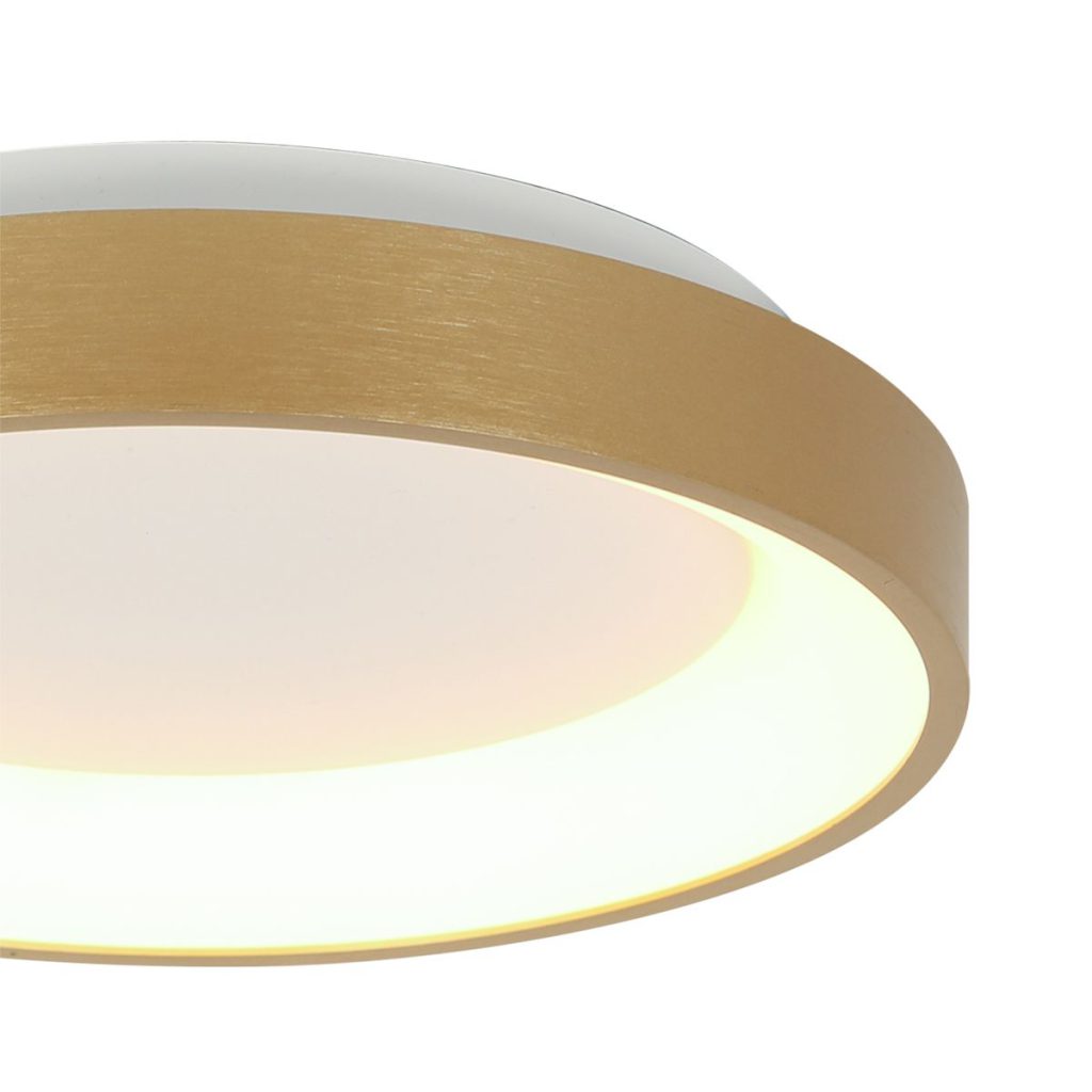 Gouden Minimalistische LED Plafondlamp Steinhauer Ringlede - Afbeelding 3