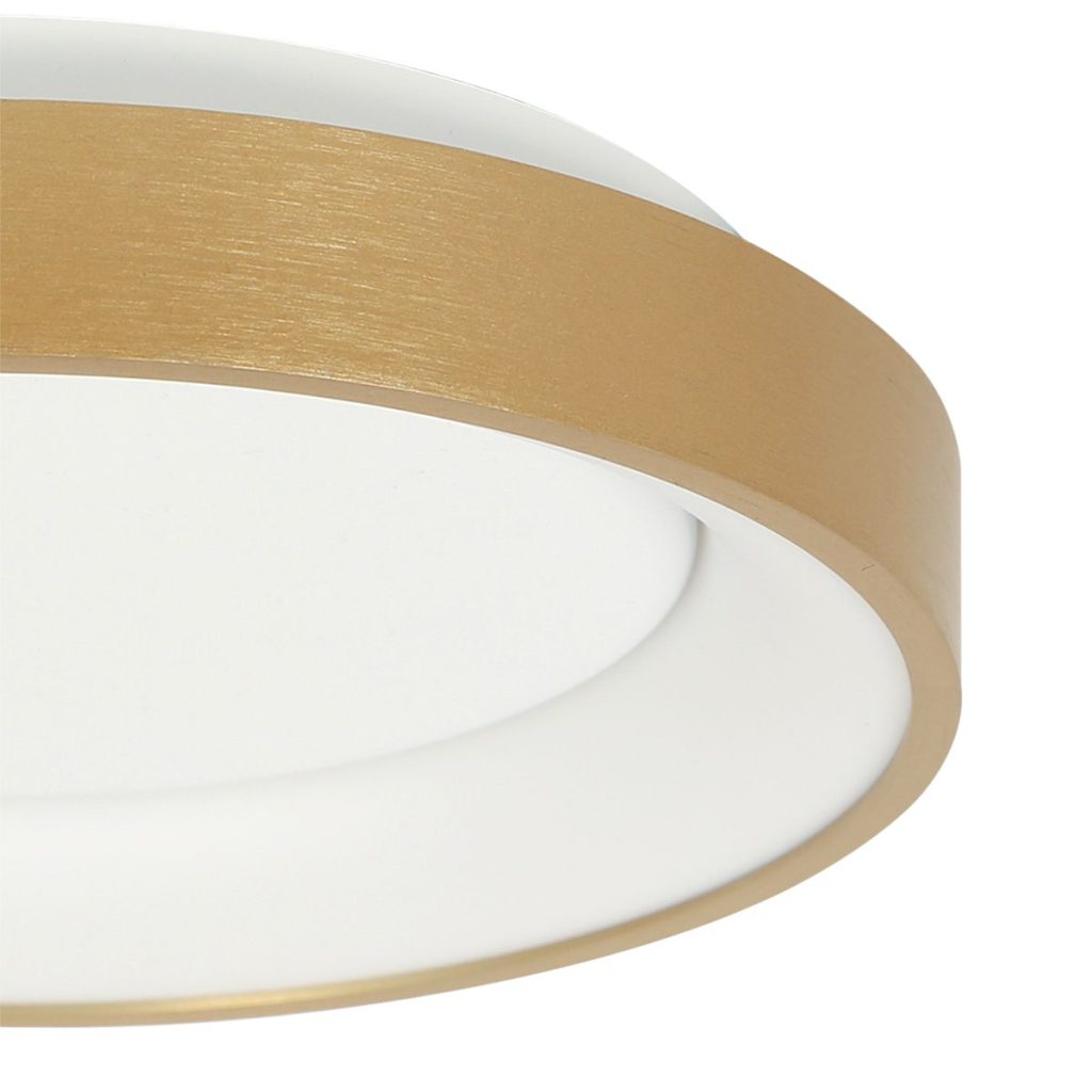 Gouden Minimalistische LED Plafondlamp Steinhauer Ringlede - Afbeelding 4