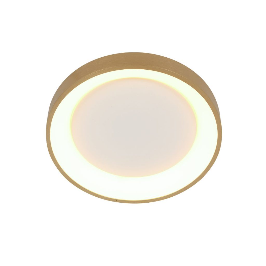 Gouden Minimalistische LED Plafondlamp Steinhauer Ringlede - Afbeelding 7