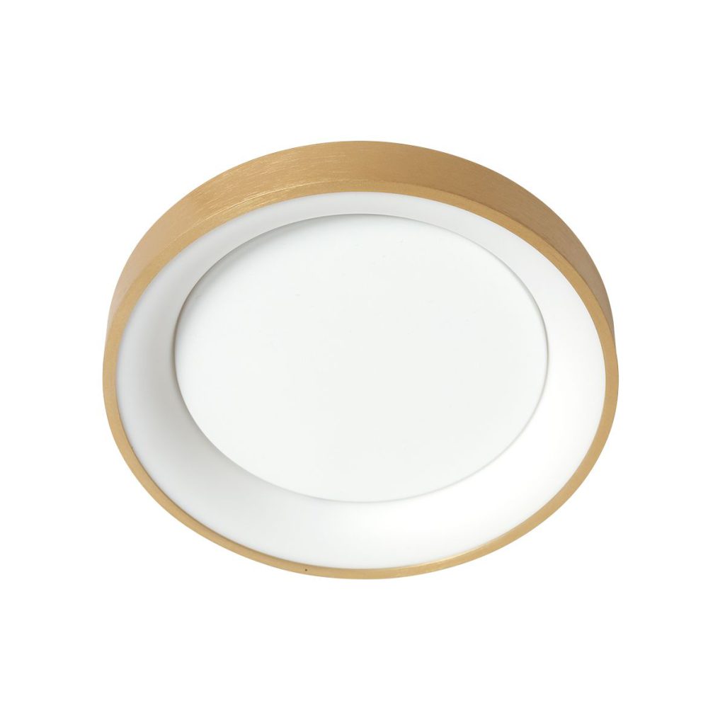 Gouden Minimalistische LED Plafondlamp Steinhauer Ringlede - Afbeelding 8
