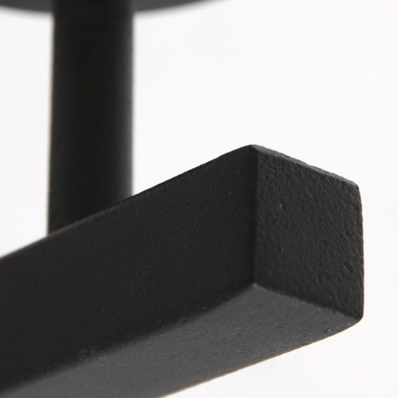 Grijze lampenkap met zwart armatuur Steinhauer Stang - Afbeelding 4