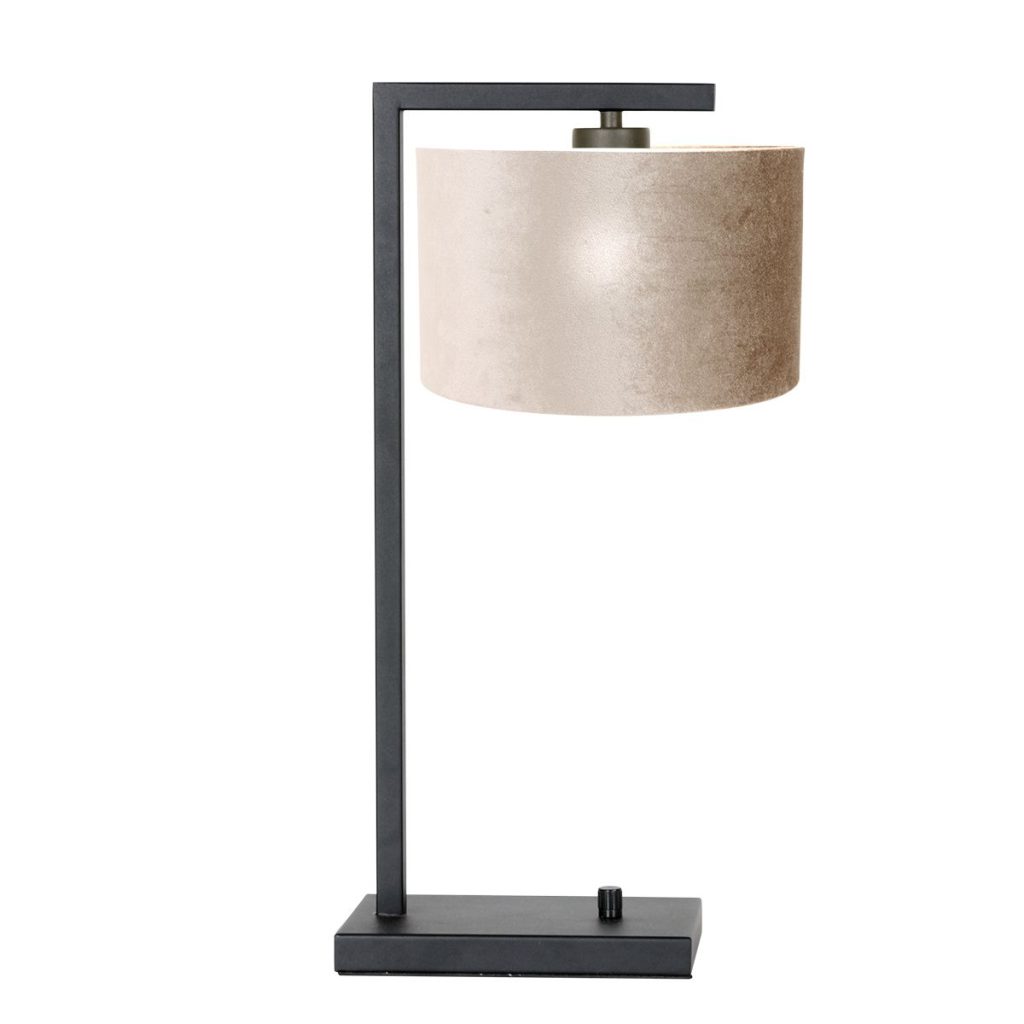 grijze-schemerlamp-met-zwart-armatuur-steinhauer-stang-7122zw-1