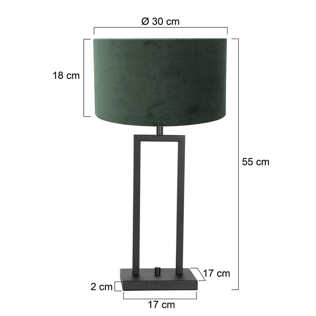 groene-tafellamp-met-zwarte-voet-steinhauer-stang-8212zw-5