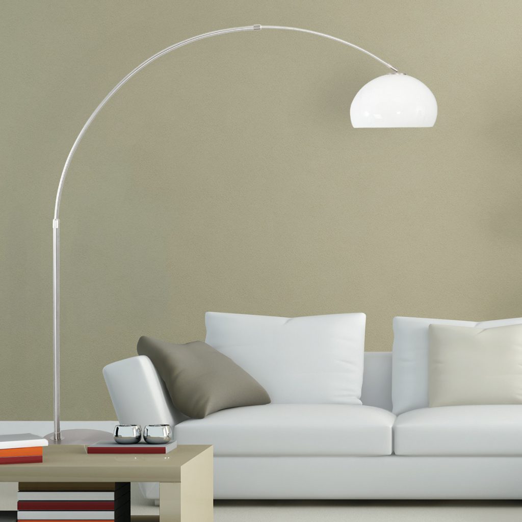 Moderne stalen vloerlamp metaal Steinhauer Sparkled light - Afbeelding 3