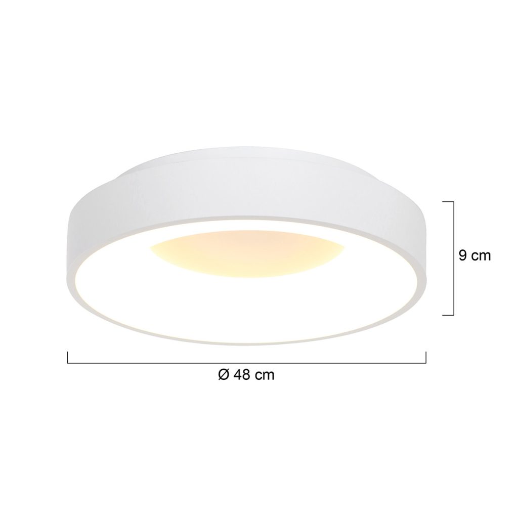 Grote moderne plafondlamp LED Steinhauer Ringlede - Afbeelding 7