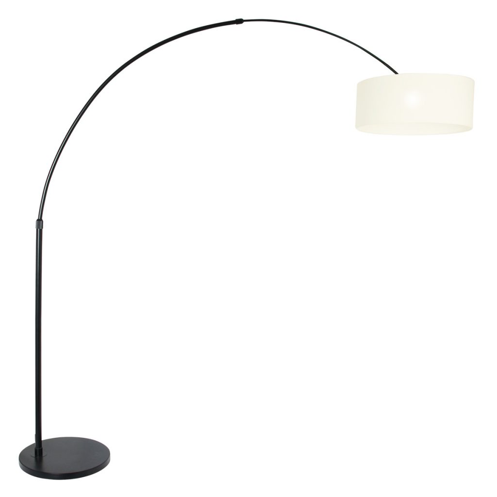 Trendy zwarte metalen vloerlamp Steinhauer Sparkled light - Afbeelding 2