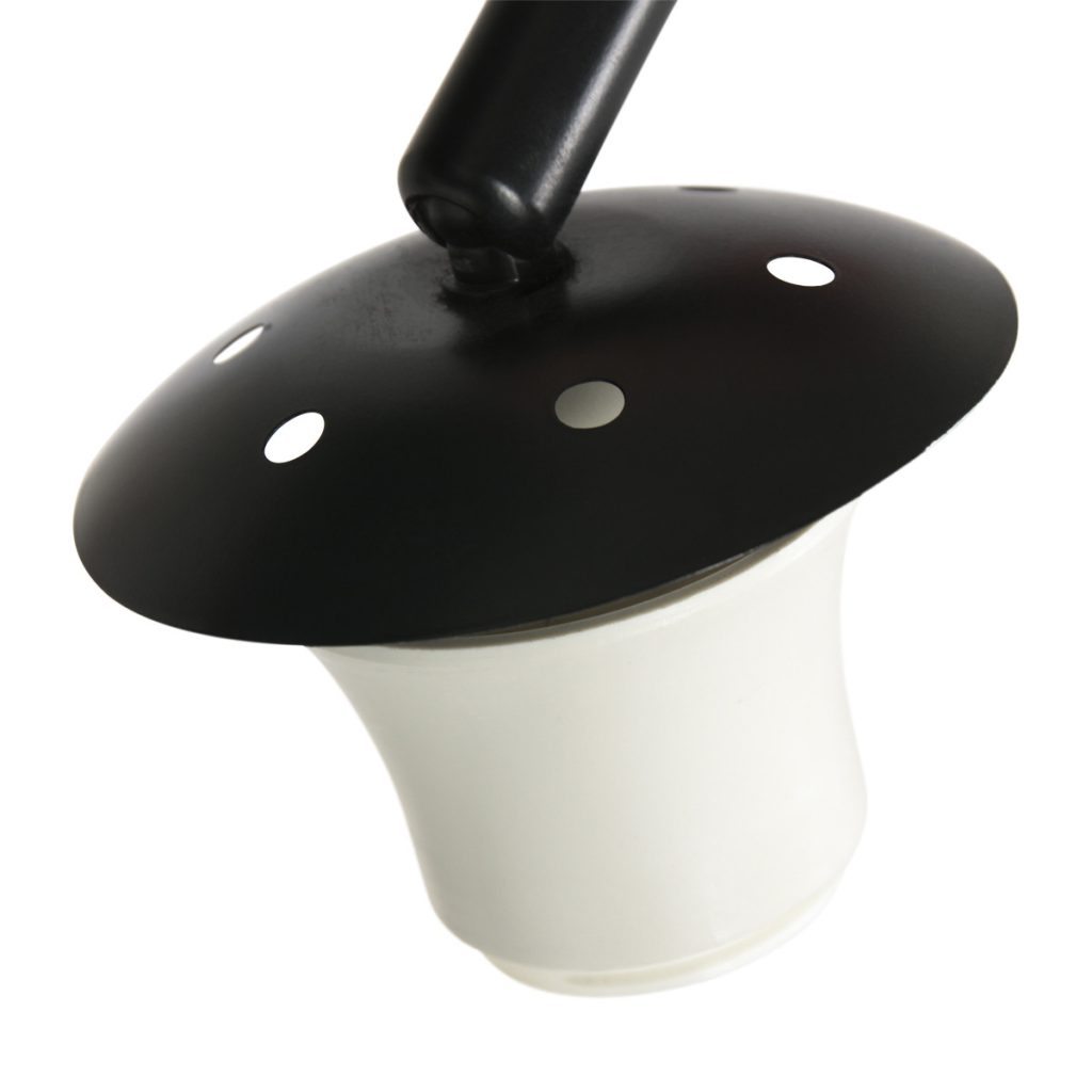 Trendy zwarte metalen vloerlamp Steinhauer Sparkled light - Afbeelding 4