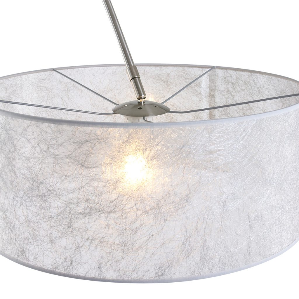 Moderne staalkleurige metalen vloerlamp Steinhauer Sparkled light - Afbeelding 14