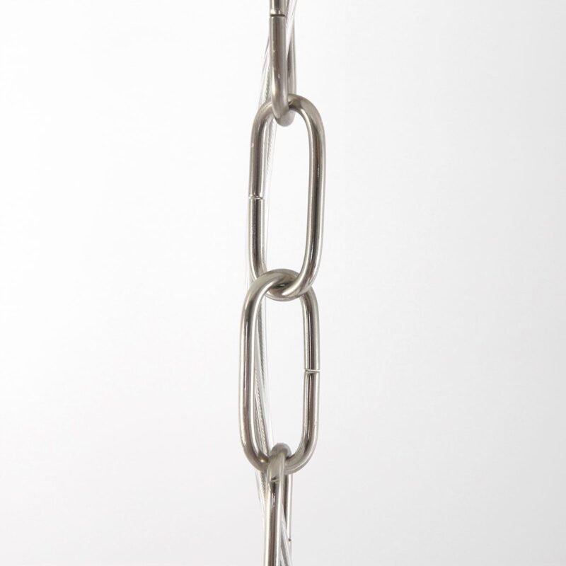 Klassieke stalen hanglamp melkglas kap Steinhauer Capri - Afbeelding 12