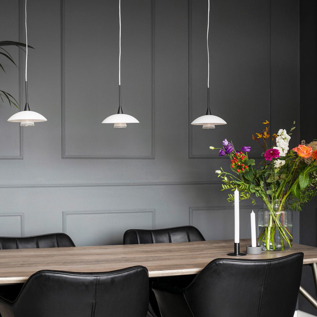 Hanglamp met glazen schotel Steinhauer Tallerken - Afbeelding 15