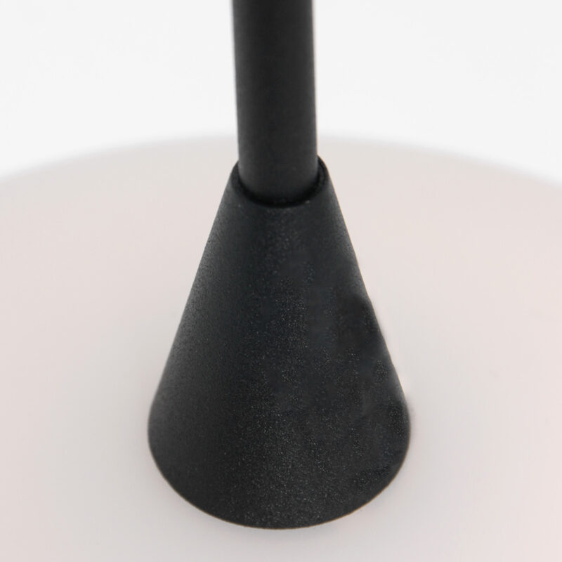 steinhauer-hanglamp-tallerken-zwart-glasmetaal-ø18cm-g9-2655zw-1