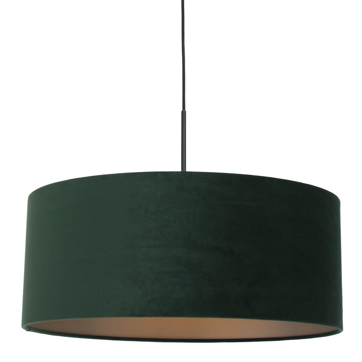 hanglamp-met-groene-velvet-kap-steinhauer-sparkled-light-8156zw