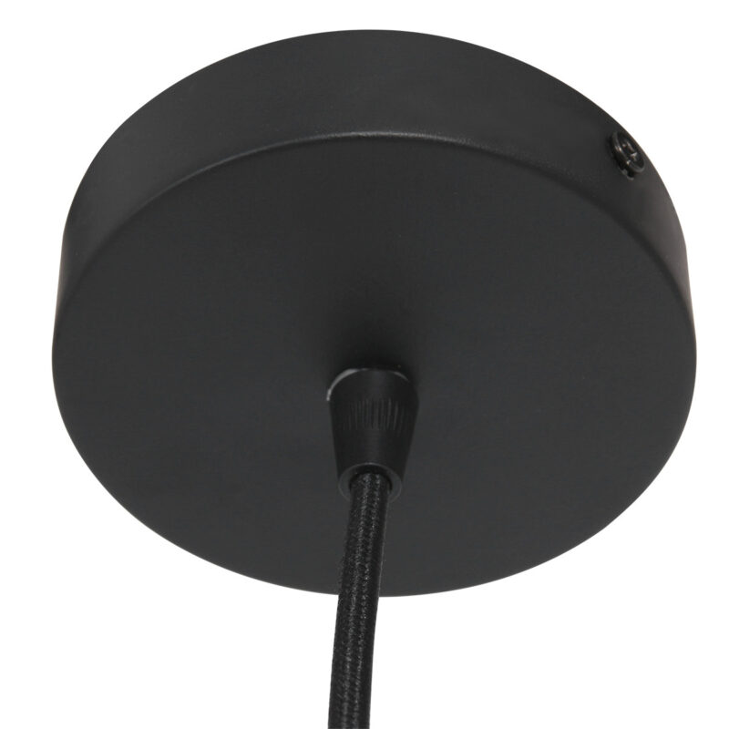 Hanglamp met linnen taupe kap Steinhauer Sparkled light - Afbeelding 10