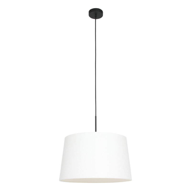 Hanglamp met linnen witte kap Steinhauer Sparkled light - Afbeelding 2