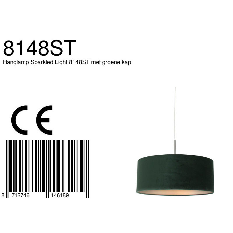 hanglamp-met-ronde-groene-kap-steinhauer-sparkled-light-8148st-6