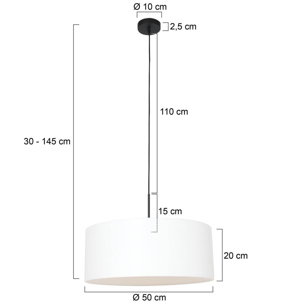 hanglamp-met-ronde-witte-linnen-kap-steinhauer-sparkled-light-8154zw-5
