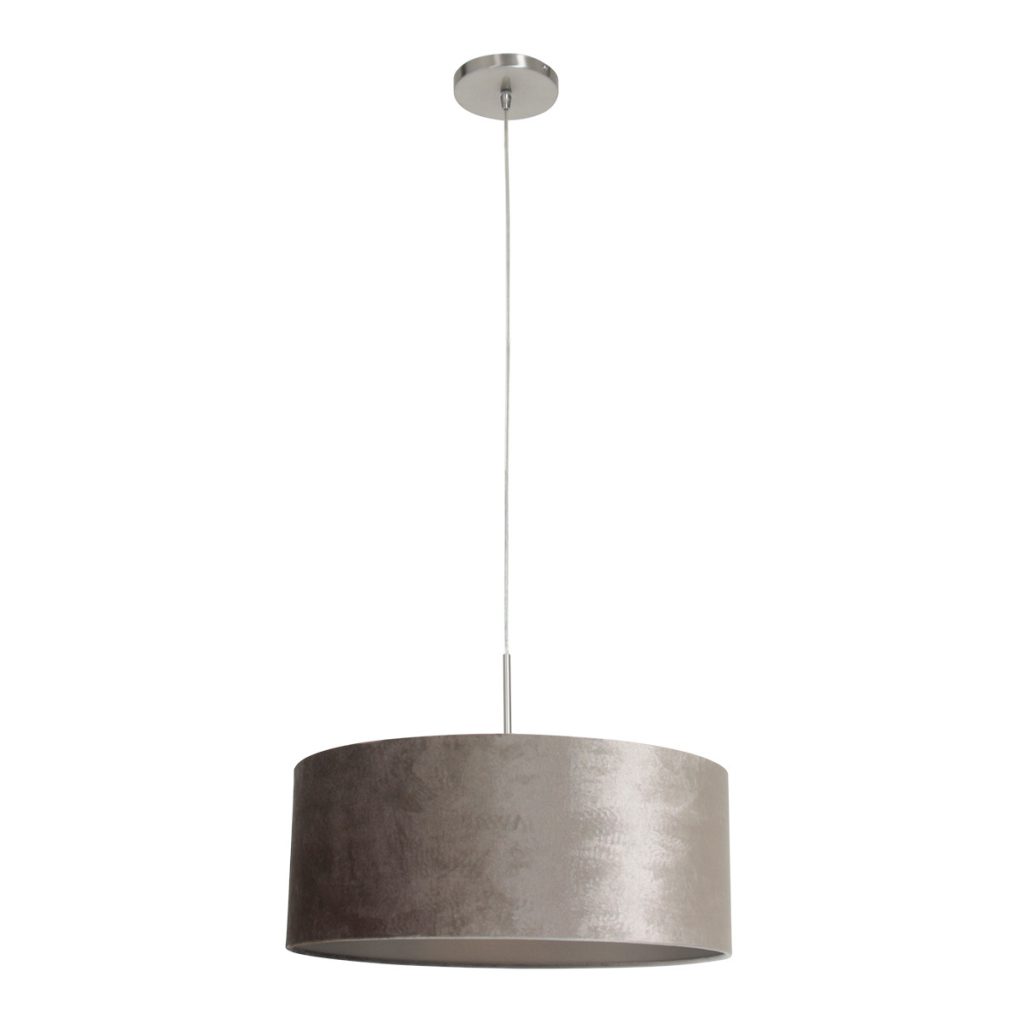 Hanglamp met ronde zilveren kap Steinhauer Sparkled light - Afbeelding 2