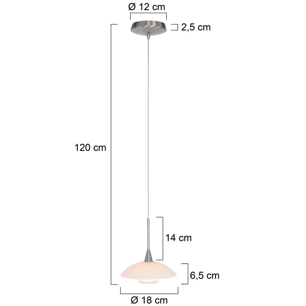 Hanglamp met schotel Steinhauer Tallerken - Afbeelding 6