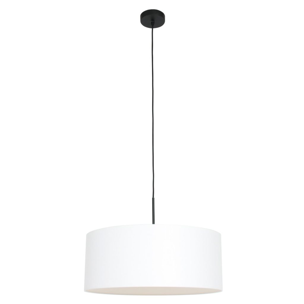 Hanglamp met witte chitzo kap Steinhauer Sparkled light - Afbeelding 2