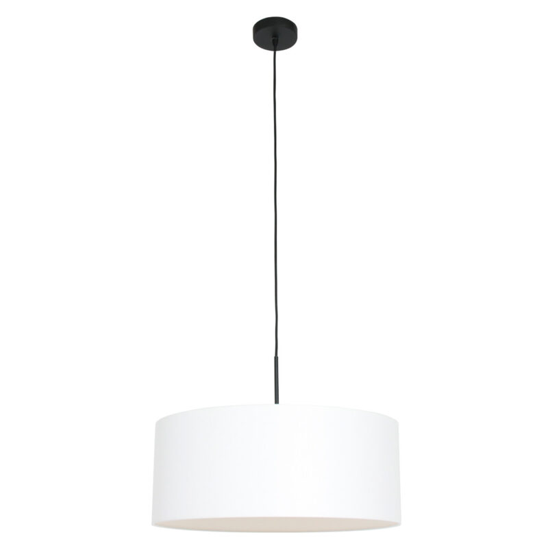 Hanglamp met witte chitzo kap Steinhauer Sparkled light - Afbeelding 2