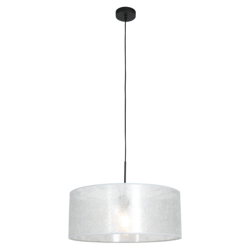 Hanglamp met zilveren sizoflor kap Steinhauer Sparkled light - Afbeelding 2