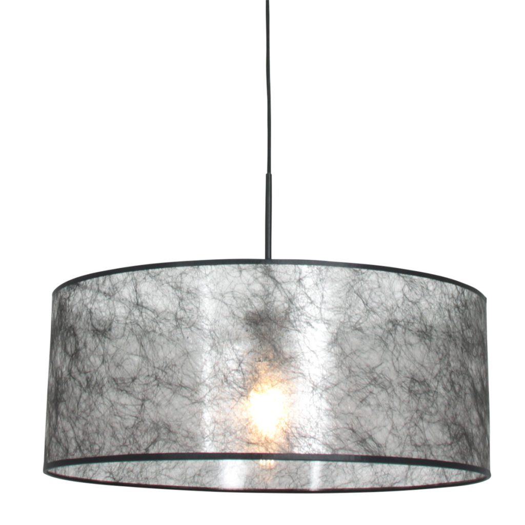 hanglamp-met-zwarte-sizoflor-kap-steinhauer-sparkled-light-8152zw