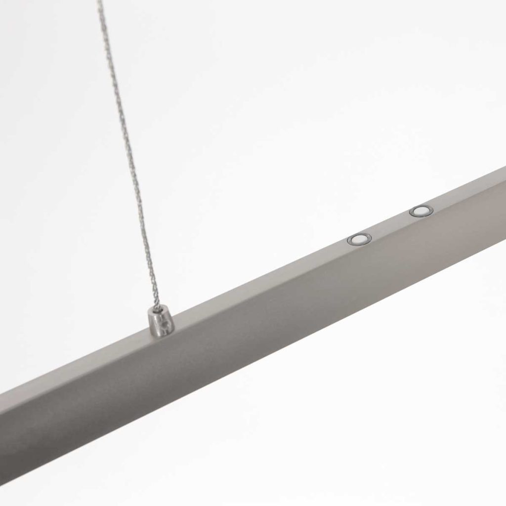 Rechthoekige design hanglamp glasplaat staal Steinhauer Profilo - Afbeelding 14
