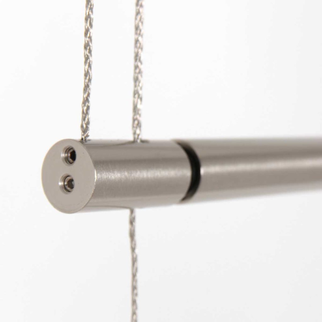 Rechthoekige design hanglamp glasplaat staal Steinhauer Profilo - Afbeelding 4
