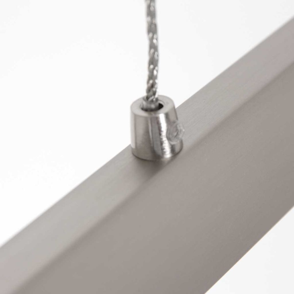 Rechthoekige design hanglamp glasplaat staal Steinhauer Profilo - Afbeelding 6