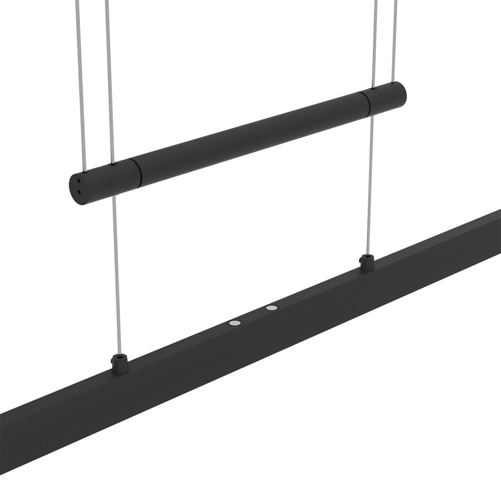 Zwarte minimalistische glasplaat hanglamp  Steinhauer Profilo - Afbeelding 13