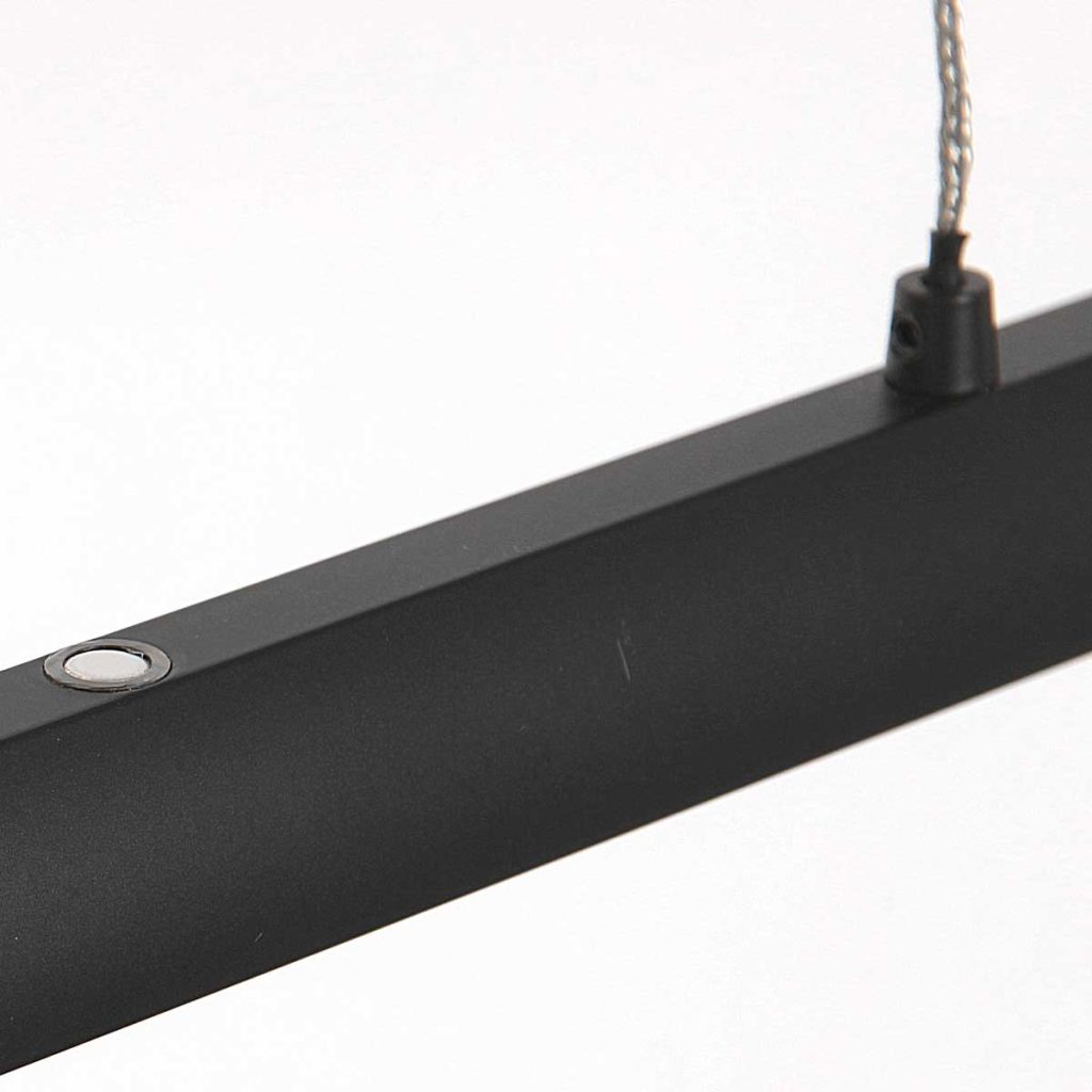 Zwarte minimalistische glasplaat hanglamp  Steinhauer Profilo - Afbeelding 14