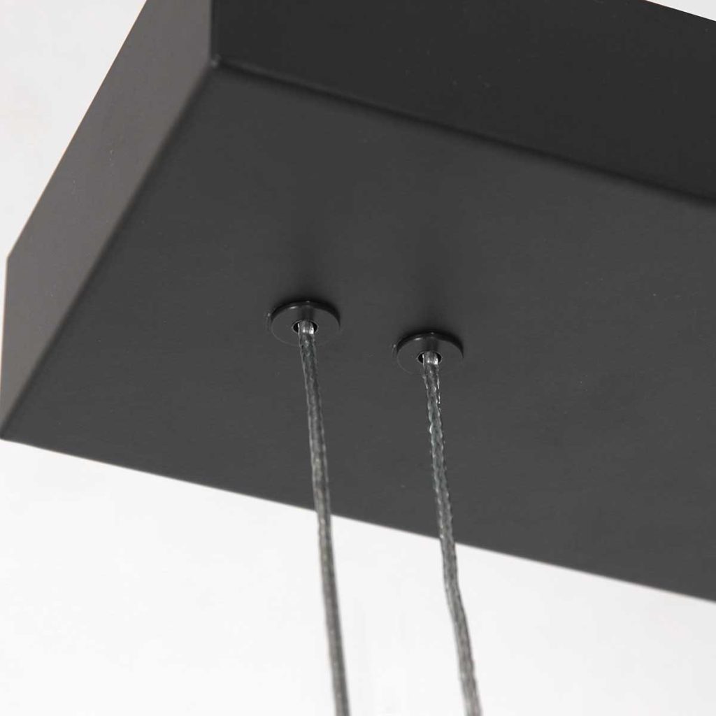 Zwarte minimalistische glasplaat hanglamp  Steinhauer Profilo - Afbeelding 15