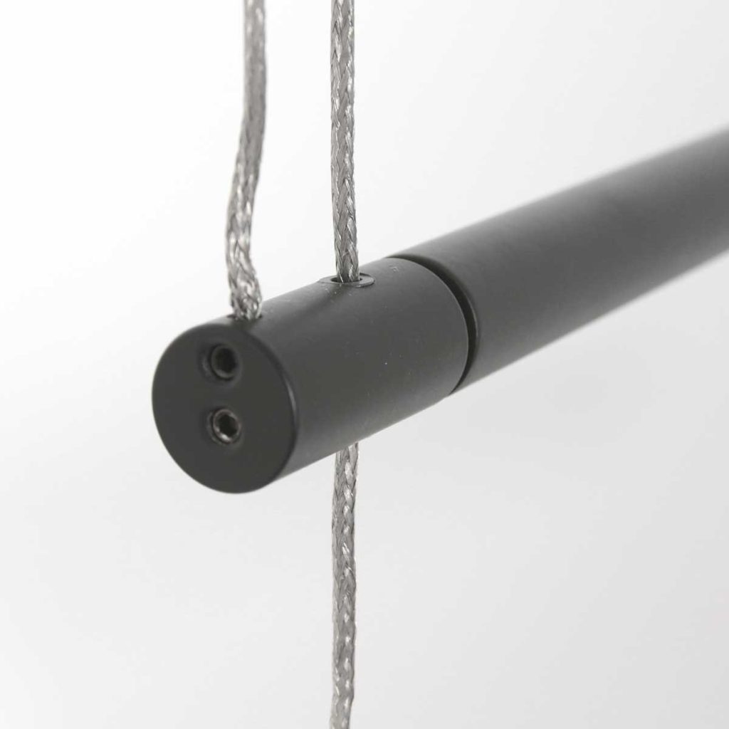 Zwarte minimalistische glasplaat hanglamp  Steinhauer Profilo - Afbeelding 6