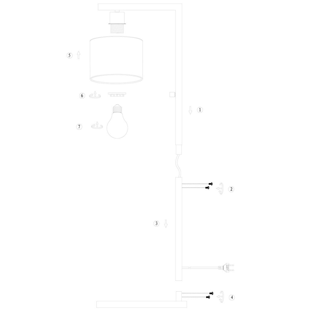 Hippe vloerlamp Steinhauer Stang - Afbeelding 8