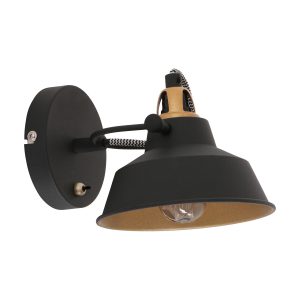 mexlite-wandlamp-nove-zwart-metaal-opbouwspot-e14-3326zw-1
