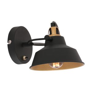 mexlite-wandlamp-nove-zwart-metaal-opbouwspot-e14-3326zw-1