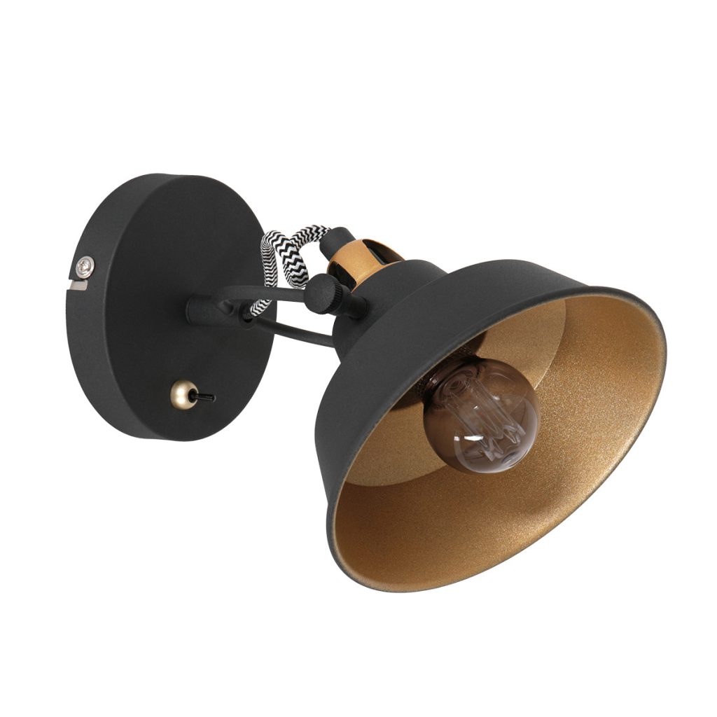 mexlite-wandlamp-nove-zwart-metaal-opbouwspot-e14-3326zw-1