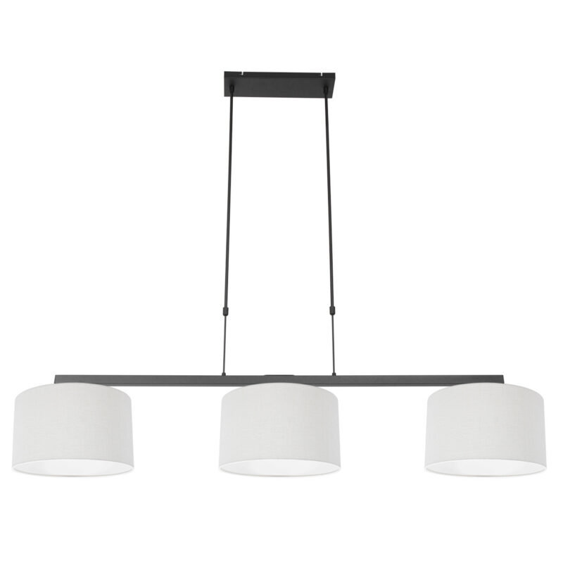 steinhauer-hanglamp-stang-zwart-linnenmetaal-groteeettafellamp-e27-3461zw-1