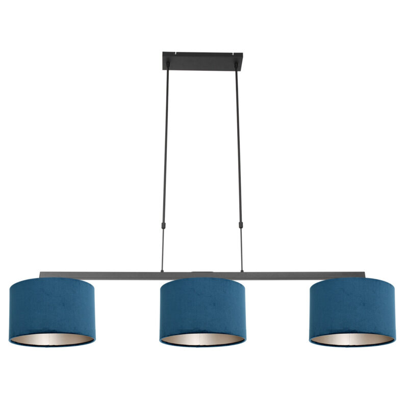 steinhauer-hanglamp-stang-zwart-metaalveloursstof-groteeettafellamp-e27-3464zw-1