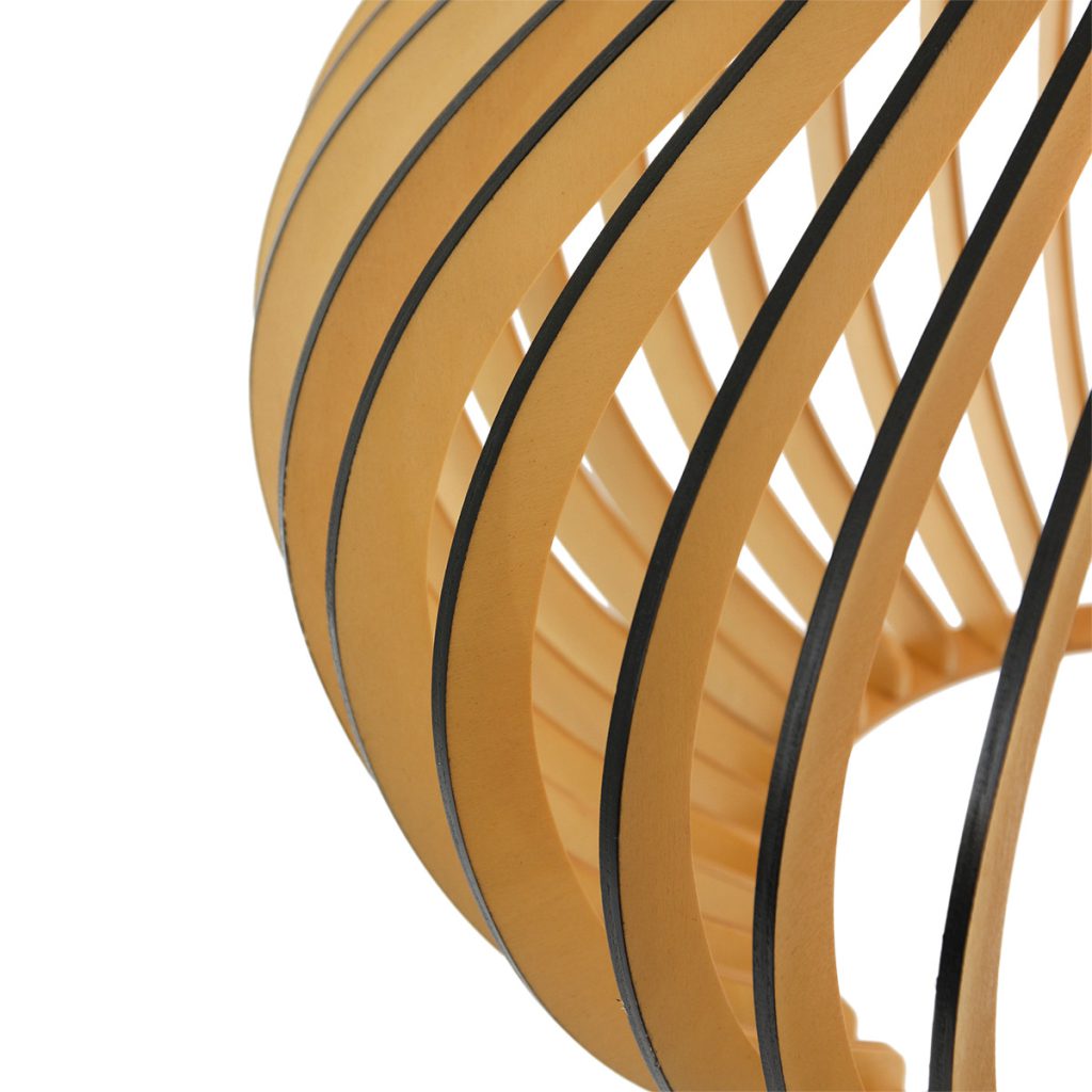 Houten hanglamp met spijlen druppel Steinhauer Smukt - Afbeelding 5