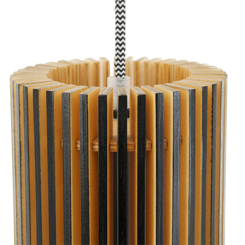 Houten hanglamp met spijlen druppel Steinhauer Smukt - Afbeelding 7