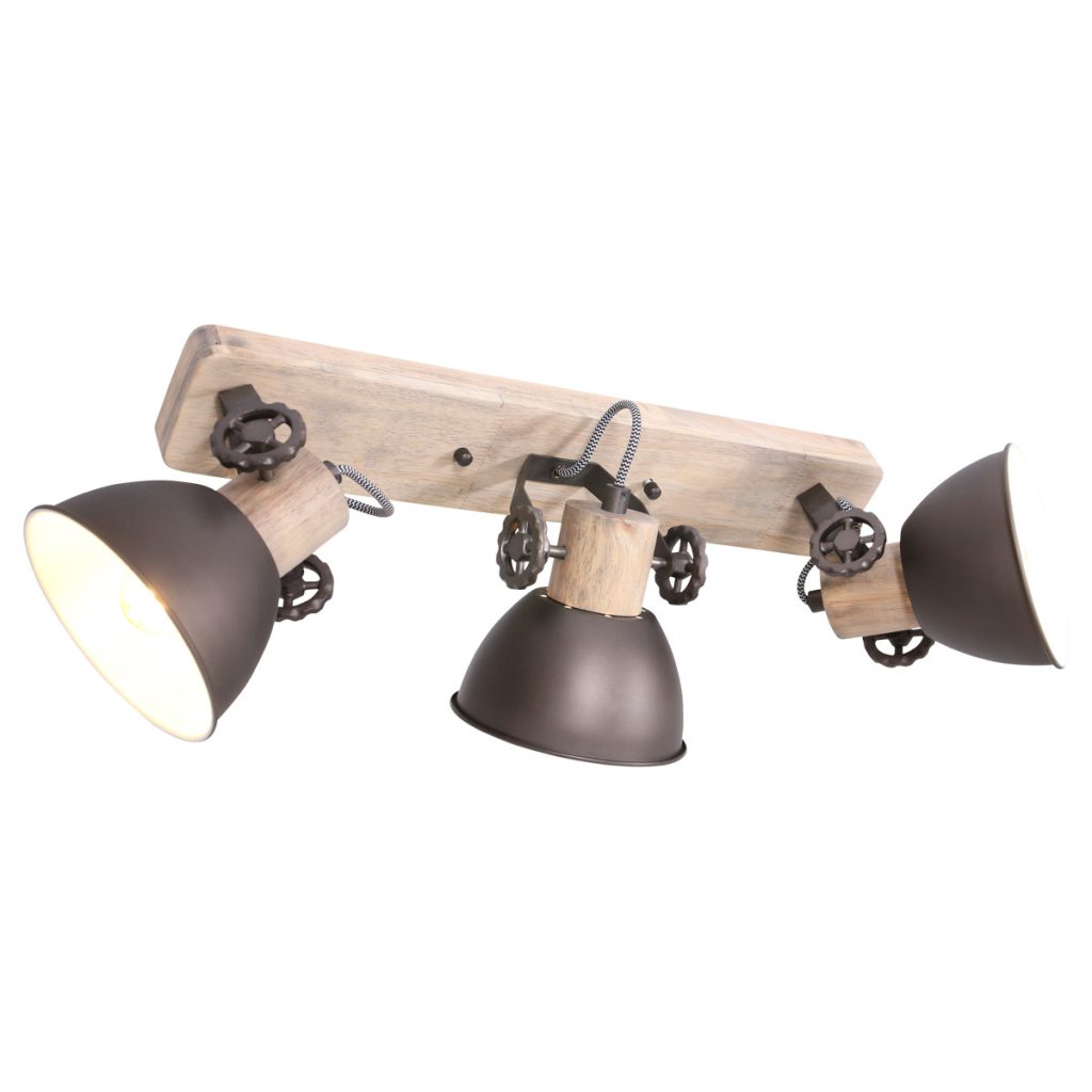 houten-plafondlamp-met-3-bruine-spots-mexlite-gearwood-2133a