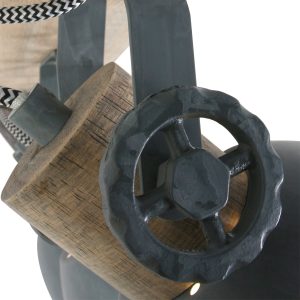 mexlite-spot-gearwood-grijs-metaalrubberwood-opbouwspot-e27-2133gr-1
