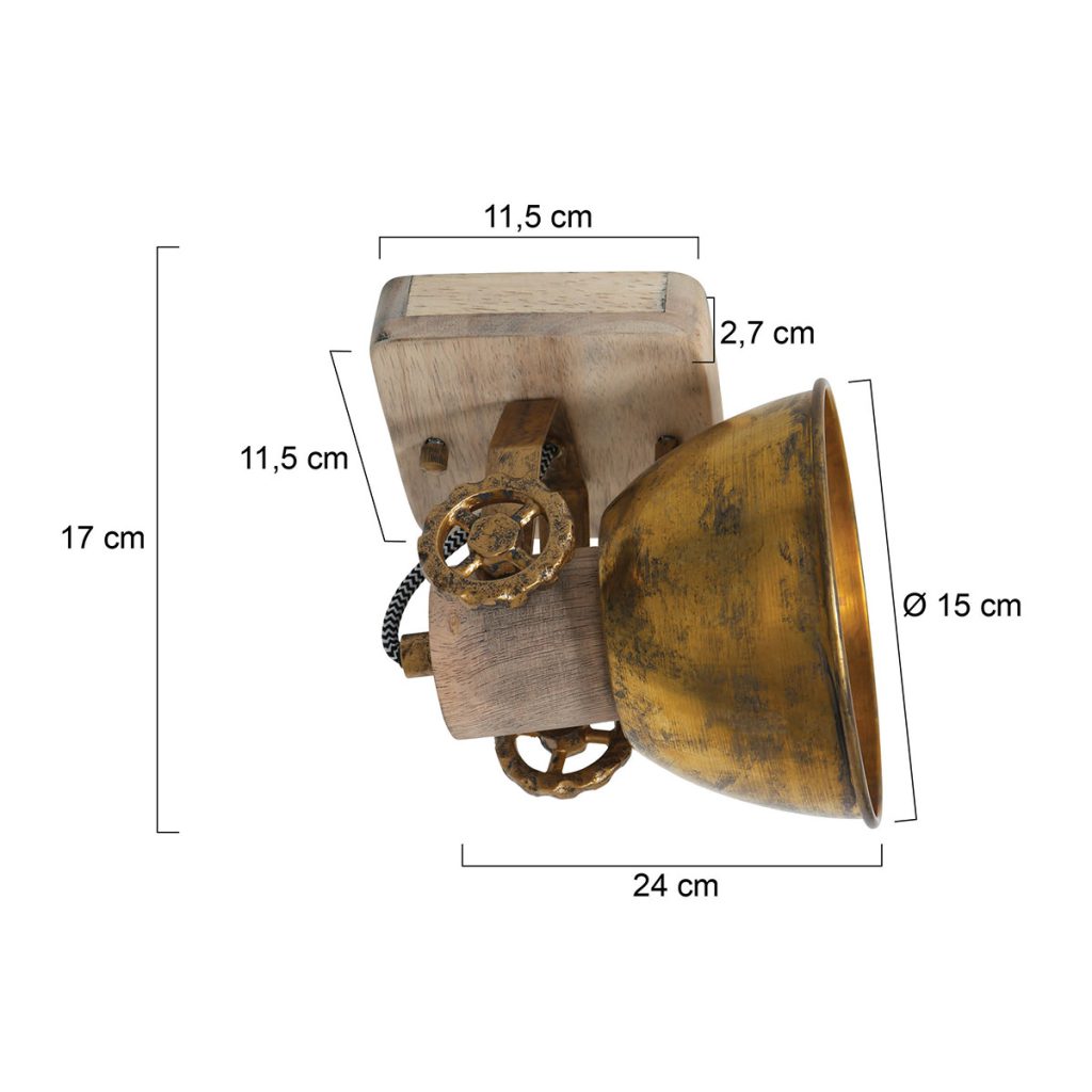 mexlite-spot-gearwood-brons-metaalrubberwood-opbouwspot-e27-7968br-1