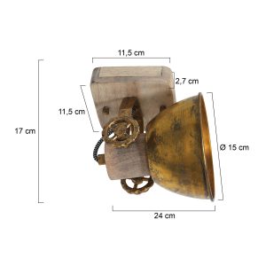 mexlite-spot-gearwood-brons-metaalrubberwood-opbouwspot-e27-7968br-1